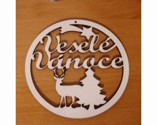 Dekorace Veselé Vánoce